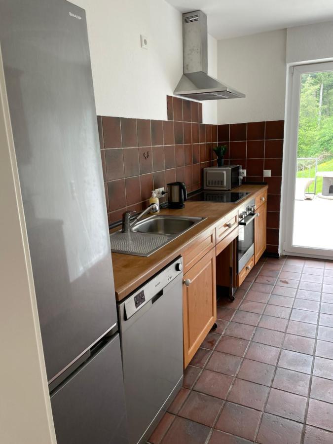 Appartamento Traumhaus Am Wald 1 Weiersbach Esterno foto